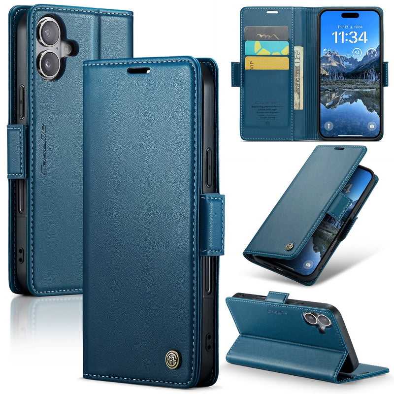 Apple iPhone 17 CaseMe Retro Wallet Case [Navy]