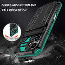 iPhone 17 Rugged Case with Card Holder & Kickstand [Teal] 6