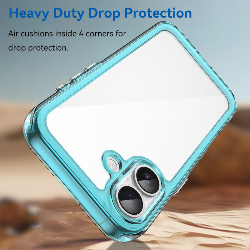 Apple iPhone 17 Soft TPU Bumper Case [Clear Blue]