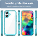 Apple iPhone 17 Soft TPU Bumper Case [Clear Blue]