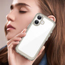 Apple iPhone 17 Soft TPU Bumper Case [Clear Grey]