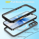 Redpepper Waterproof MagSafe Case for iPhone 17 | Shockproof Cover