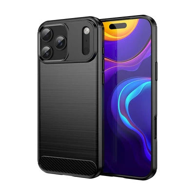 Buy Apple iPhone 17 Pro Max Carbon Fibre Brushed Case [Black]