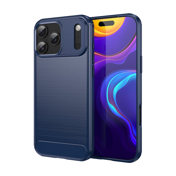 Apple iPhone 17 Pro Max Carbon Fibre Brushed Case [Navy]