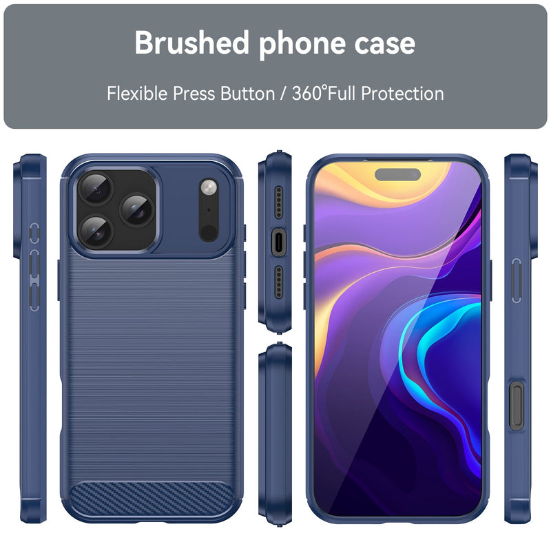 Apple iPhone 17 Pro Max Carbon Fibre Brushed Case [Navy]