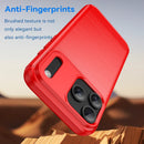Apple iPhone 17 Pro Max Carbon Fibre Brushed Case [Red]