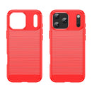 Apple iPhone 17 Pro Max Carbon Fibre Brushed Case [Red]
