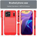 Apple iPhone 17 Pro Max Carbon Fibre Brushed Case [Red]