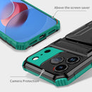iPhone 17 Pro Max Rugged Case with Card Holder & Kickstand [Teal]