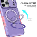 iPhone 17 Pro Max MagSafe Case with Sliding Camera Cover & Ring Stand [Purple]