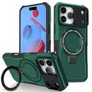 iPhone 17 Pro Max MagSafe Case with Sliding Camera Cover & Ring Stand [Teal]