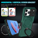 iPhone 17 Pro Max MagSafe Case with Sliding Camera Cover & Ring Stand [Teal]