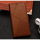 iPhone 18 Pro Max Flip Wallet Case Cowhide Dot Pattern 5