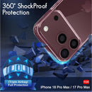 iPhone 18 Pro Max Hybrid Ultra Clear Shockproof Case – Hard