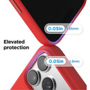 iPhone 18 Pro Red Silicone Case – Soft Protective Cover 5