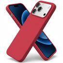 iPhone 18 Pro Red Silicone Case – Soft Protective Cover 1