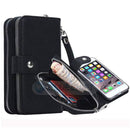 iPhone 5/5S/SE(1st Gen) Case Zipper Wallet (Black) 2