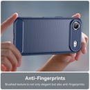 iPhone Air Carbon Fibre TPU Case Slim Shockproof Cover Navy