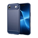 iPhone Air Carbon Fibre TPU Case Slim Shockproof Cover Navy