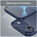 iPhone Air Carbon Fibre TPU Case Slim Shockproof Cover Navy