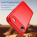iPhone Air Carbon Fibre TPU Case Slim Shockproof Cover Red 2