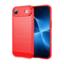iPhone Air Carbon Fibre TPU Case Slim Shockproof Cover Red 1