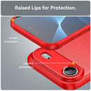 iPhone Air Carbon Fibre TPU Case Slim Shockproof Cover Red 5