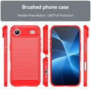 iPhone Air Carbon Fibre TPU Case Slim Shockproof Cover Red 8