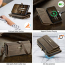 iPhone Air Crossbody Case with Strap Card Slots & Zipper