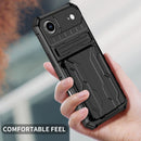iPhone Air Heavy Duty Kickstand Card Holder Case Shockproof