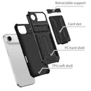 iPhone Air Heavy Duty Kickstand Card Holder Case Shockproof