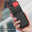 iPhone Air Heavy Duty Kickstand Card Holder Case Shockproof