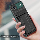 iPhone Air Heavy Duty Kickstand Card Holder Case Shockproof