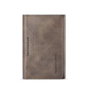 DG.MING K2 MagSafe Wallet – Magnetic Leather Card Holder with RFID Protection [Coffee]