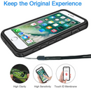 Redpepper Waterproof Case for iPhone 7 Plus / 8 Plus Black