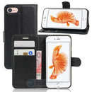 iPhone SE Case (3rd Gen) PU Wallet (Black) 1