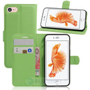 iPhone SE Case (3rd Gen) PU Wallet (Green) 1