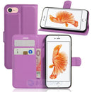 iPhone SE Case (3rd Gen) PU Wallet (Purple) 1