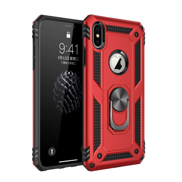iPhone X/XS Case - Red / iPhone X/XS / Military Armour Case