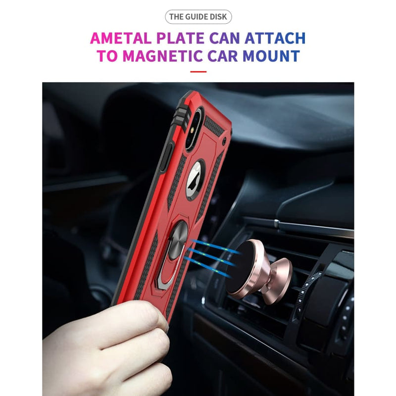 iPhone X/XS Case - Red / iPhone X/XS / Military Armour Case