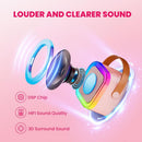 Karaoke Machine with 2 Microphones Bluetooth Speaker 3