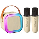 Karaoke Machine with 2 Microphones Bluetooth Speaker 1