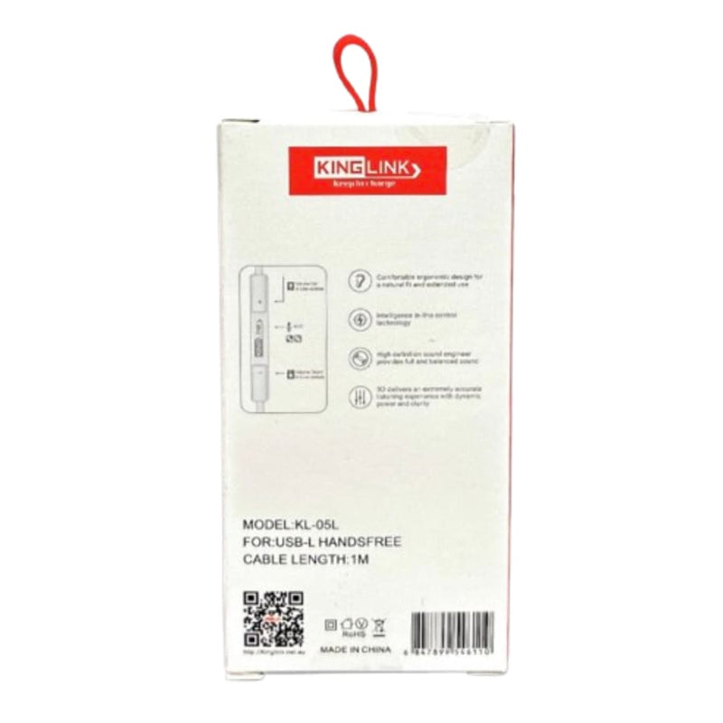 Kinglink Earphones (with lightning cable) KL05L