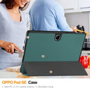 KST Tri-fold PU Leather Case for Oppo Pad SE 11-inch [Teal]