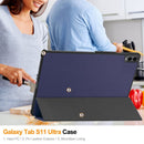 KST Tri-fold PU Leather Case for Samsung Galaxy Tab S11