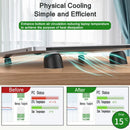 Laptop Stand Holder Pad Magnetic Tilting Holder Foot