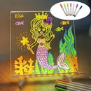 Led Acrylic Message Board with Color Pens 2