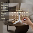 Led Acrylic Message Board with White Pen 20x20cm 3