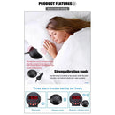 LED Flashing Vibrating Alarm Clock with Bed Shaker