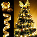 LED Gold Ribbon String Light 10M Christmas Light 6